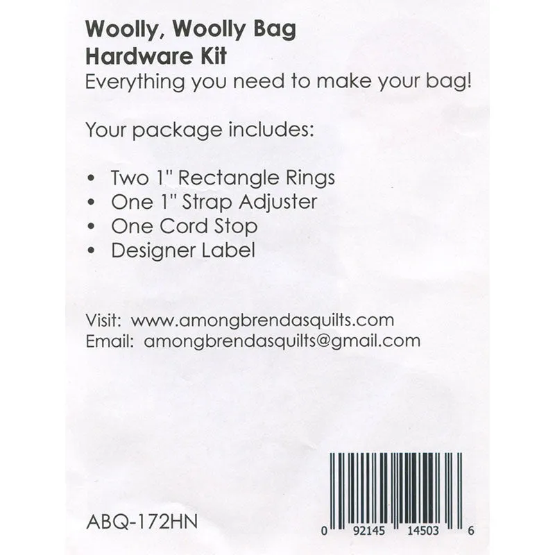 Woolly, Woolly Bag Pattern Hardware Kit - Brass